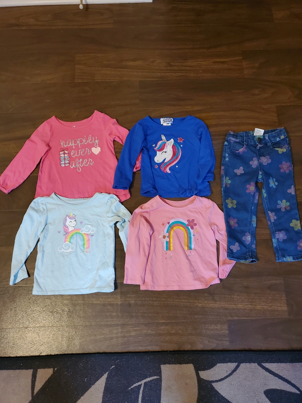2T Kids Bundle Of 5 Items-girly Fun And Sparkles